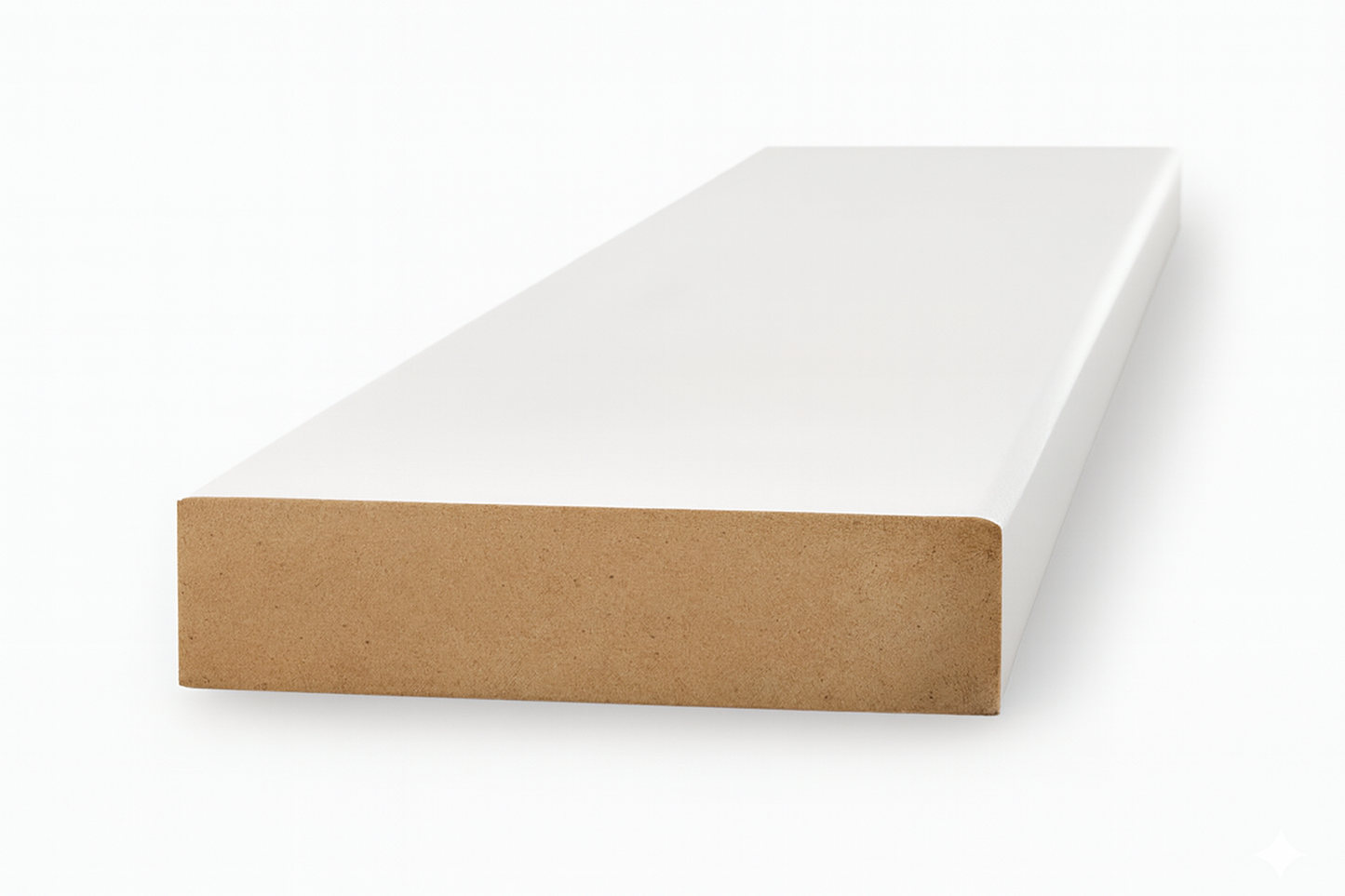 batiente sin galce lacado blanco